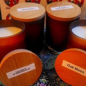 Coconut and Soy Highly Scented Candles with lid